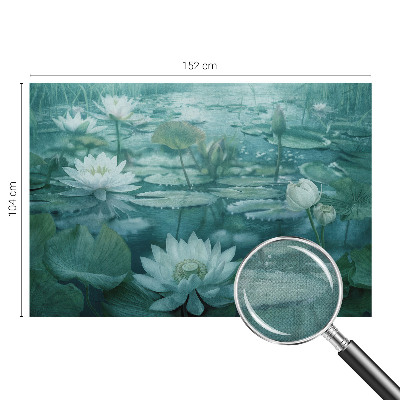 Selbstklebende Fototapete mit Motiv Wasserblumen