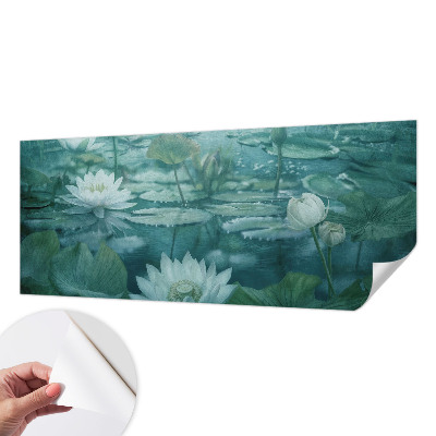 Selbstklebende Fototapete mit Motiv Wasserblumen