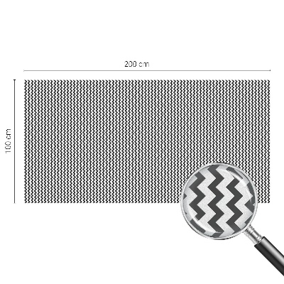 Folie für Fenster blickdicht Zickzackmuster