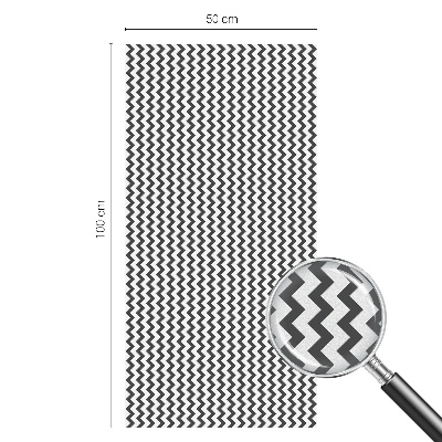 Folie für Fenster blickdicht Zickzackmuster