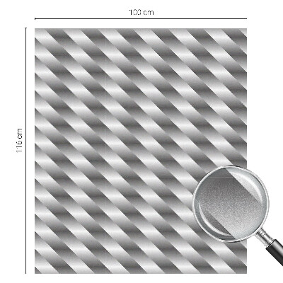 Sichtschutzfolie Fenster Buntglasoptik Geometrische Streifen
