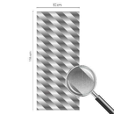 Sichtschutzfolie Fenster Buntglasoptik Geometrische Streifen