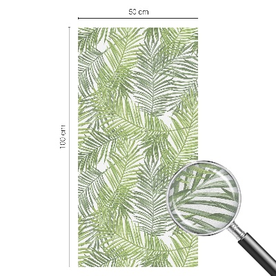 Klebefolie Fenster Sichtschutz Pflanzenmuster