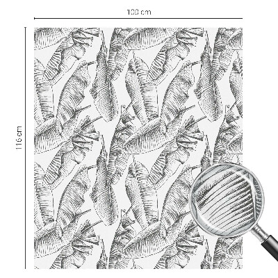 Klebefolie Fenster Sichtschutz Tropische Blätter