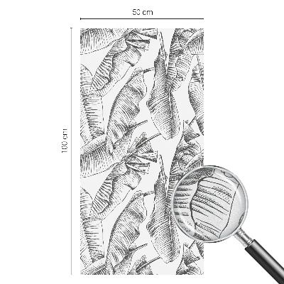 Klebefolie Fenster Sichtschutz Tropische Blätter