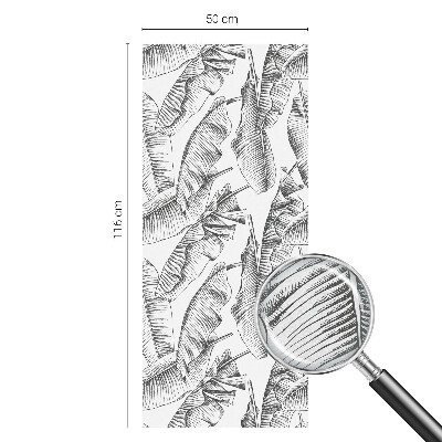 Klebefolie Fenster Sichtschutz Tropische Blätter