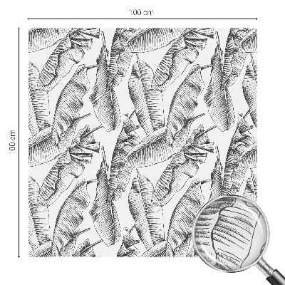 Klebefolie Fenster Sichtschutz Tropische Blätter