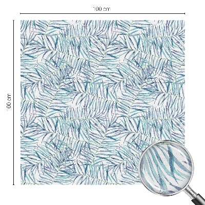 Sichtschutz Klebefolie Buntglasoptik Botanisches Muster