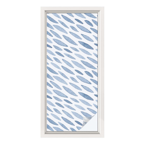 Folie für Fenster blickdicht Blaue Striche
