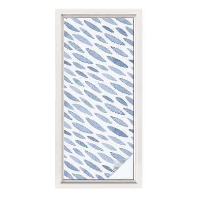 Folie für Fenster blickdicht Blaue Striche
