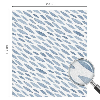 Folie für Fenster blickdicht Blaue Striche