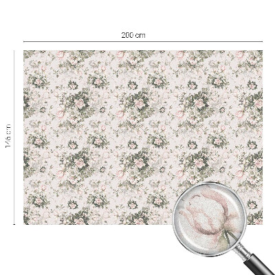 Sichtschutz Klebefolie Buntglasoptik Blumenschönheit