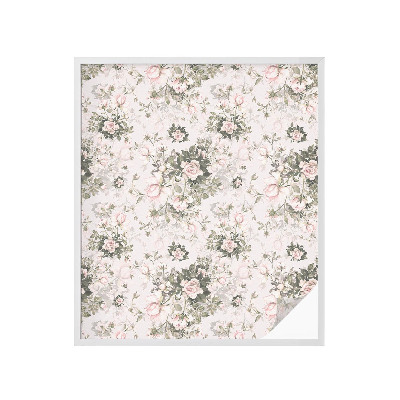 Sichtschutz Klebefolie Buntglasoptik Blumenschönheit