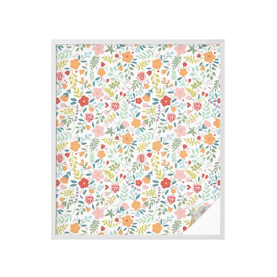 Fensterfolie Sichtschutz Blumenmuster