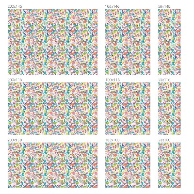 Folie für Fenster blickdicht Farbenfrohe Komposition