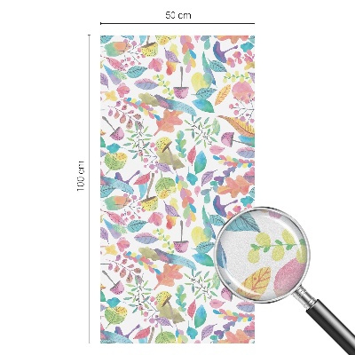 Folie für Fenster blickdicht Farbenfrohe Komposition