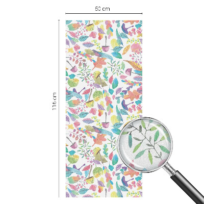 Folie für Fenster blickdicht Farbenfrohe Komposition