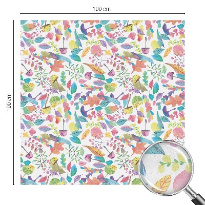 Folie für Fenster blickdicht Farbenfrohe Komposition