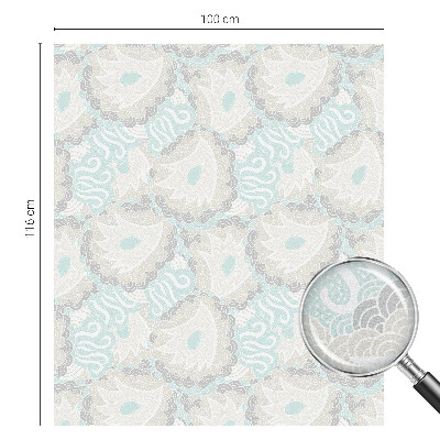 Sichtschutzfolie Fenster Buntglasoptik Zarte Federn