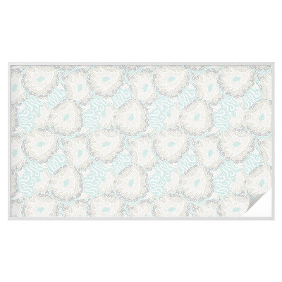 Sichtschutzfolie Fenster Buntglasoptik Zarte Federn