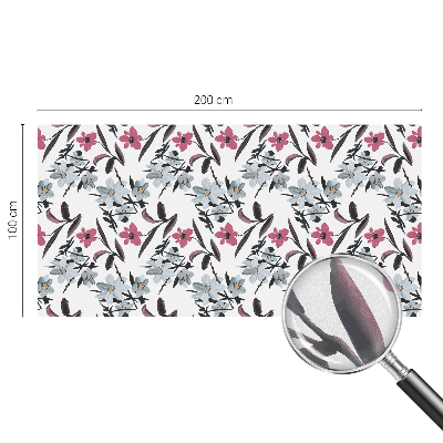 Fensterfolie Sichtschutz Blumenmuster