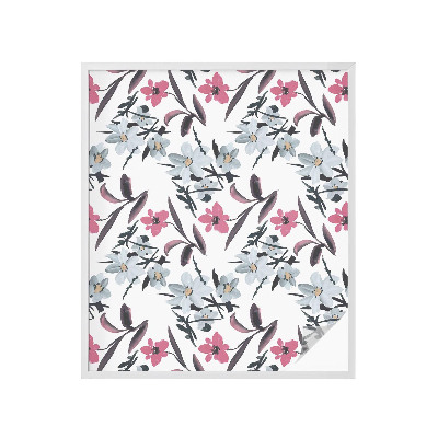 Fensterfolie Sichtschutz Blumenmuster