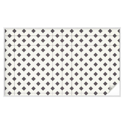 Folie für Fenster blickdicht Schwarze und weiße Diamanten