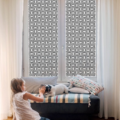 Fensterfolie Sichtschutz Energiemuster