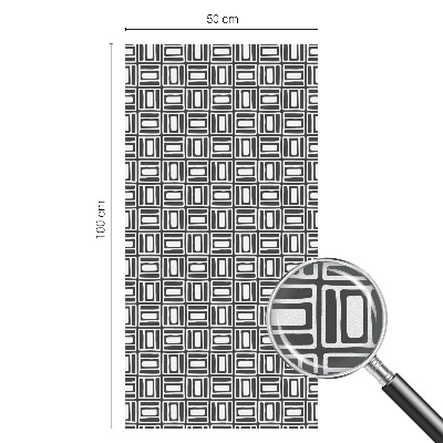 Fensterfolie Sichtschutz Energiemuster