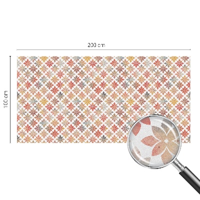 Sichtschutz Klebefolie Buntglasoptik Blumenschönheit