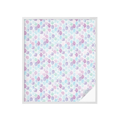 Sichtschutzfolie Fenster Buntglasoptik Pastellfarbene Punkte