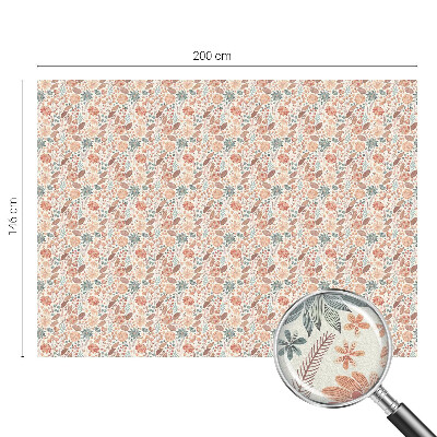 Fensterfolie Sichtschutz Blumenarrangement