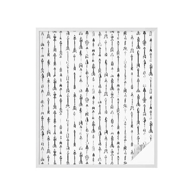 Sichtschutz Klebefolie Buntglasoptik Geometrische Pfeile