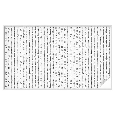 Sichtschutz Klebefolie Buntglasoptik Geometrische Pfeile