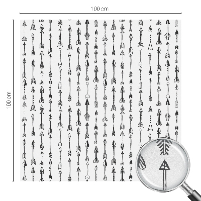 Sichtschutz Klebefolie Buntglasoptik Geometrische Pfeile