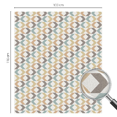 Fensterfolie Sichtschutz Geometrische Rauten