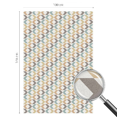 Fensterfolie Sichtschutz Geometrische Rauten