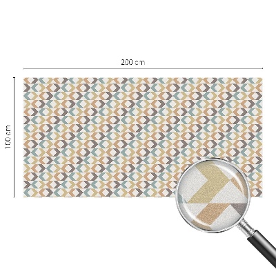 Fensterfolie Sichtschutz Geometrische Rauten