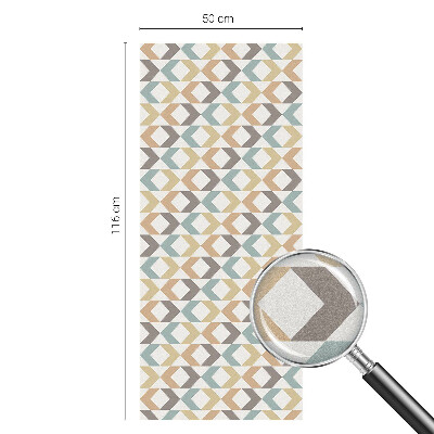 Fensterfolie Sichtschutz Geometrische Rauten