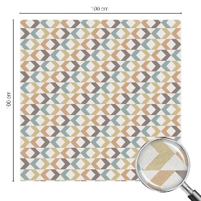 Fensterfolie Sichtschutz Geometrische Rauten