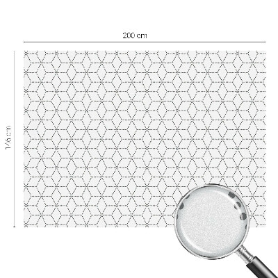 Folie für Fenster blickdicht Gepunktete Rauten