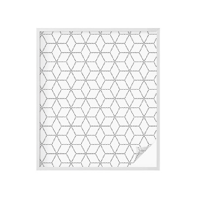 Folie für Fenster blickdicht Gepunktete Rauten