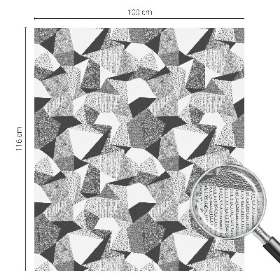 Sichtschutzfolie Fenster Buntglasoptik Geometrische Figuren