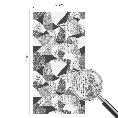 Sichtschutzfolie Fenster Buntglasoptik Geometrische Figuren