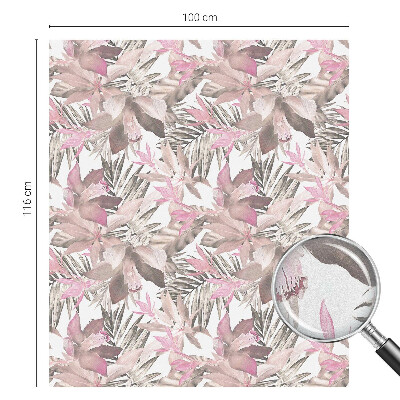 Klebefolie Fenster Sichtschutz Pastellblumen