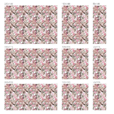 Klebefolie Fenster Sichtschutz Pastellblumen