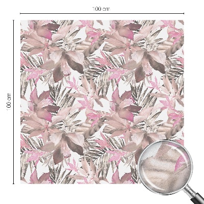 Klebefolie Fenster Sichtschutz Pastellblumen