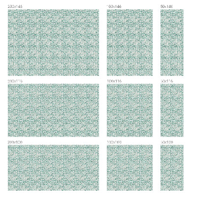Sichtschutzfolie Fenster Buntglasoptik Grüne Welle