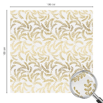 Sichtschutzfolie Fenster Buntglasoptik Pflanzenmuster