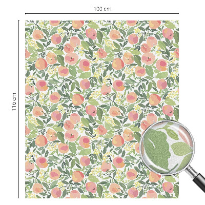 Folie für Fenster blickdicht Fruchtmuster